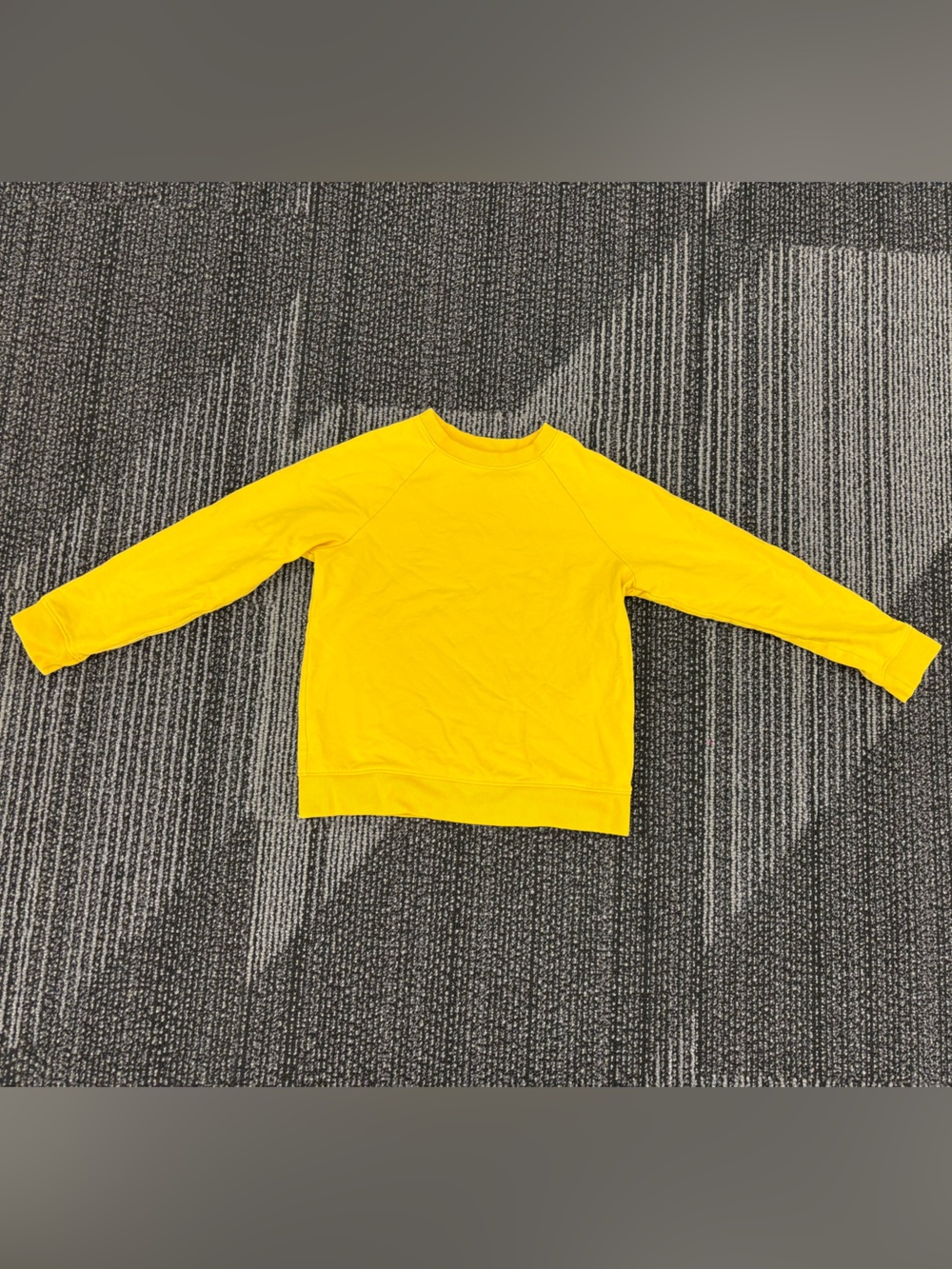 Primary Bright Yellow Long-Sleeve Crewneck Tee